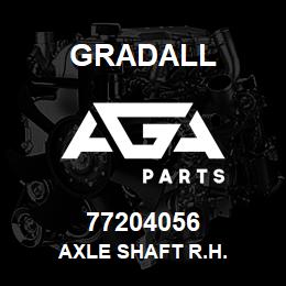 77204056 Gradall AXLE SHAFT R.H. | AGA Parts