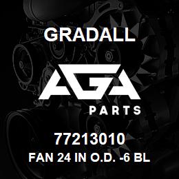 77213010 Gradall FAN 24 IN O.D. -6 BLADE 2 IN | AGA Parts