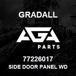 77226017 Gradall SIDE DOOR PANEL WD | AGA Parts