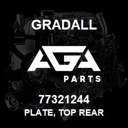 77321244 Gradall PLATE, TOP REAR | AGA Parts