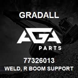 77326013 Gradall WELD, R BOOM SUPPORT | AGA Parts