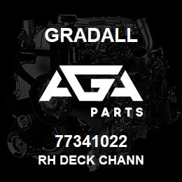 77341022 Gradall RH DECK CHANN | AGA Parts