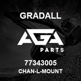 77343005 Gradall CHAN-L-MOUNT | AGA Parts