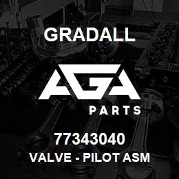 77343040 Gradall VALVE - PILOT ASM | AGA Parts