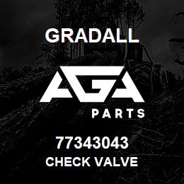 77343043 Gradall CHECK VALVE | AGA Parts