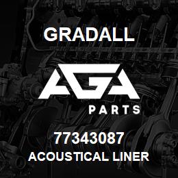 77343087 Gradall ACOUSTICAL LINER | AGA Parts