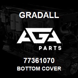 77361070 Gradall BOTTOM COVER | AGA Parts