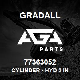 77363052 Gradall CYLINDER - HYD 3 IN BORE 8IN | AGA Parts