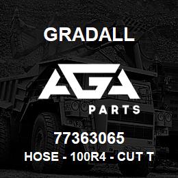 77363065 Gradall HOSE - 100R4 - CUT TO LG | AGA Parts