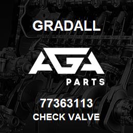 77363113 Gradall CHECK VALVE | AGA Parts