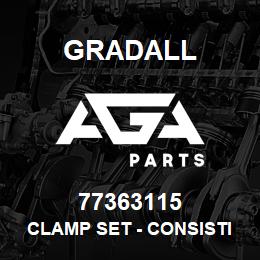 77363115 Gradall CLAMP SET - CONSISTING OF A | AGA Parts