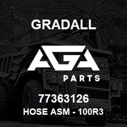 77363126 Gradall HOSE ASM - 100R3 | AGA Parts