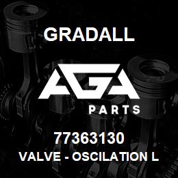 77363130 Gradall VALVE - OSCILATION LOCK | AGA Parts