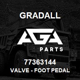 77363144 Gradall VALVE - FOOT PEDAL | AGA Parts