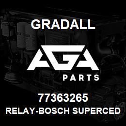 77363265 Gradall RELAY-BOSCH SUPERCEDES 0 332 | AGA Parts