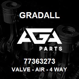 77363273 Gradall VALVE - AIR - 4 WAY SINGLE | AGA Parts