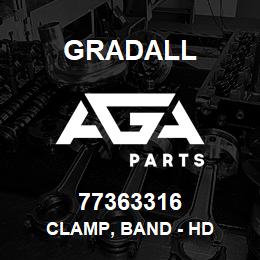 77363316 Gradall CLAMP, BAND - HD | AGA Parts