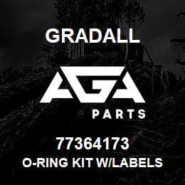 77364173 Gradall O-RING KIT W/LABELS | AGA Parts