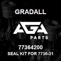 77364200 Gradall SEAL KIT FOR 7736-3162 | AGA Parts