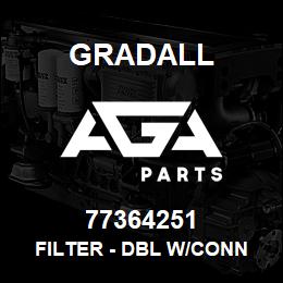 77364251 Gradall FILTER - DBL W/CONN -10C | AGA Parts