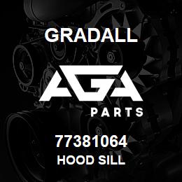 77381064 Gradall HOOD SILL | AGA Parts