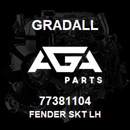 77381104 Gradall FENDER SKT LH | AGA Parts