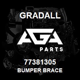 77381305 Gradall BUMPER BRACE | AGA Parts