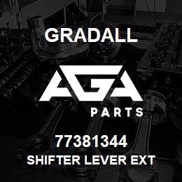 77381344 Gradall SHIFTER LEVER EXT | AGA Parts