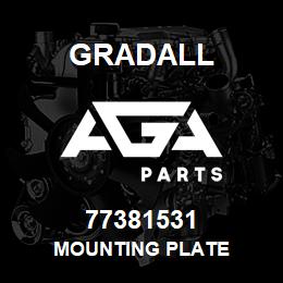 77381531 Gradall MOUNTING PLATE | AGA Parts