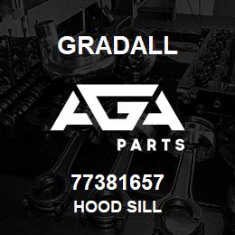 77381657 Gradall HOOD SILL | AGA Parts