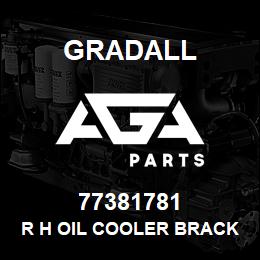 77381781 Gradall R H OIL COOLER BRACKET | AGA Parts