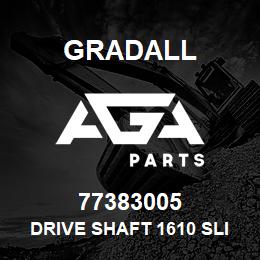 77383005 Gradall DRIVE SHAFT 1610 SLIP BETWEEN | AGA Parts