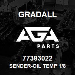 77383022 Gradall SENDER-OIL TEMP 1/8 NPT | AGA Parts