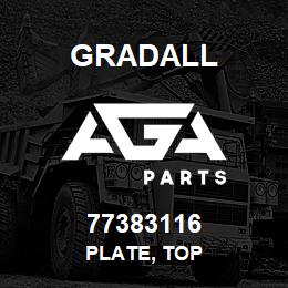 77383116 Gradall PLATE, TOP | AGA Parts