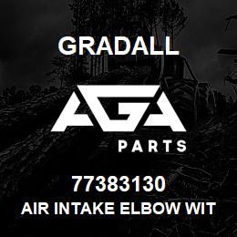 77383130 Gradall AIR INTAKE ELBOW WITH CLAMPS | AGA Parts