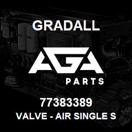 77383389 Gradall VALVE - AIR SINGLE SOLENOID 12 | AGA Parts