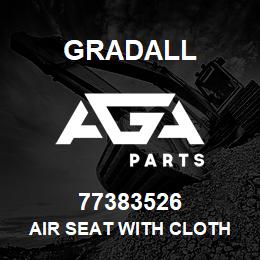 77383526 Gradall AIR SEAT WITH CLOTH INSERT | AGA Parts