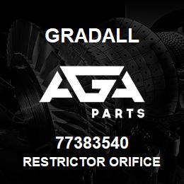 77383540 Gradall RESTRICTOR ORIFICE | AGA Parts