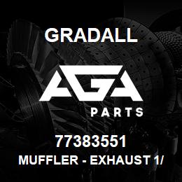 77383551 Gradall MUFFLER - EXHAUST 1/4 NPT | AGA Parts