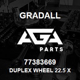 77383669 Gradall DUPLEX WHEEL 22.5 X 13.00 | AGA Parts