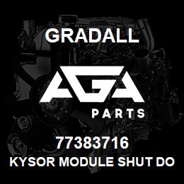 77383716 Gradall KYSOR MODULE SHUT DOWN KIT | AGA Parts