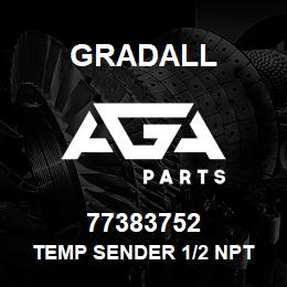 77383752 Gradall TEMP SENDER 1/2 NPT | AGA Parts