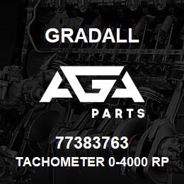 77383763 Gradall TACHOMETER 0-4000 RPM | AGA Parts