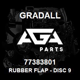 77383801 Gradall RUBBER FLAP - DISC 920356 | AGA Parts