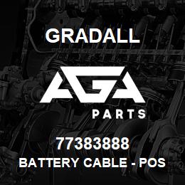 77383888 Gradall BATTERY CABLE - POS RED 25 PC | AGA Parts