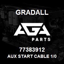 77383912 Gradall AUX START CABLE 1/0 GA | AGA Parts