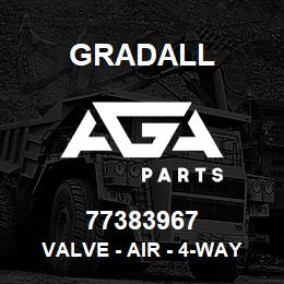 77383967 Gradall VALVE - AIR - 4-WAY | AGA Parts