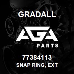 77384113 Gradall SNAP RING, EXT | AGA Parts