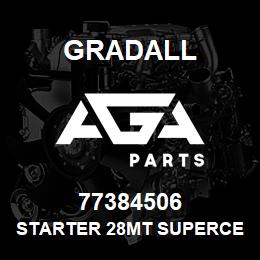 77384506 Gradall STARTER 28MT SUPERCEDES | AGA Parts