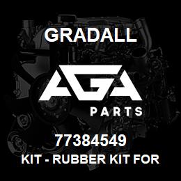 77384549 Gradall KIT - RUBBER KIT FOR 7738-3549 | AGA Parts